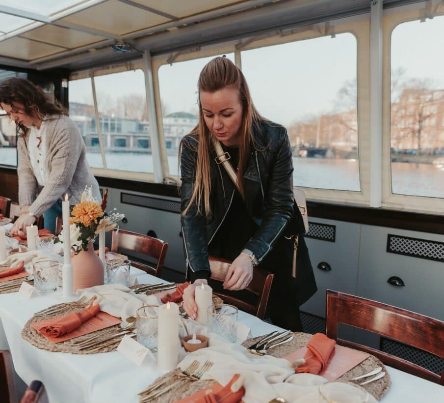 Catering Boot Event Styling Smidtje Luxury Cruises