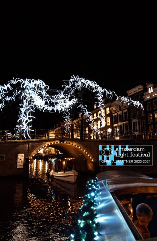 Amsterdam Light Festival Smidtje Luxe boottocht rondvaart
