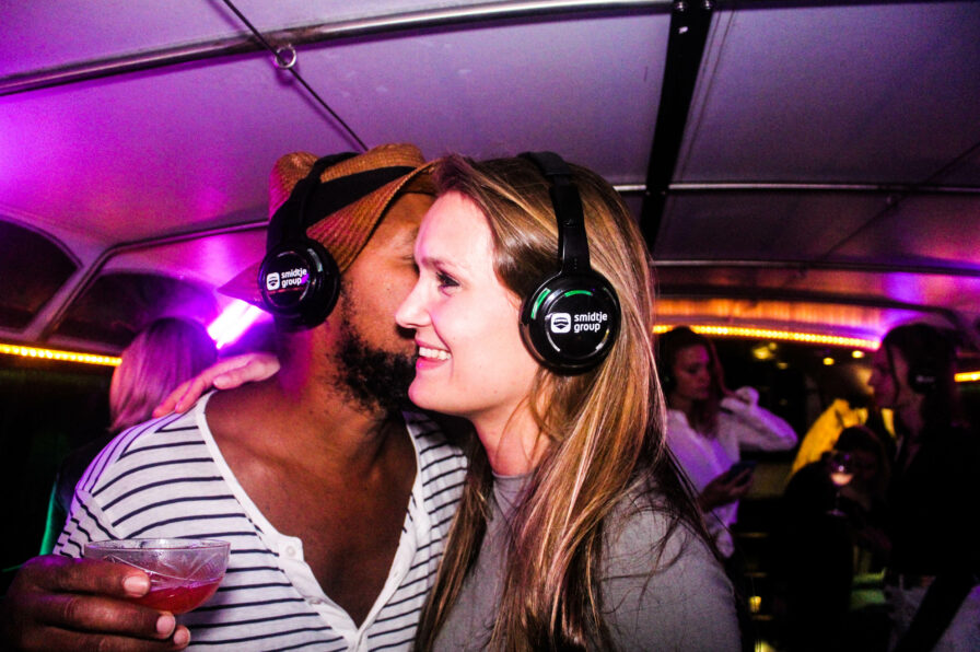 Silent Disco boot in Amsterdam